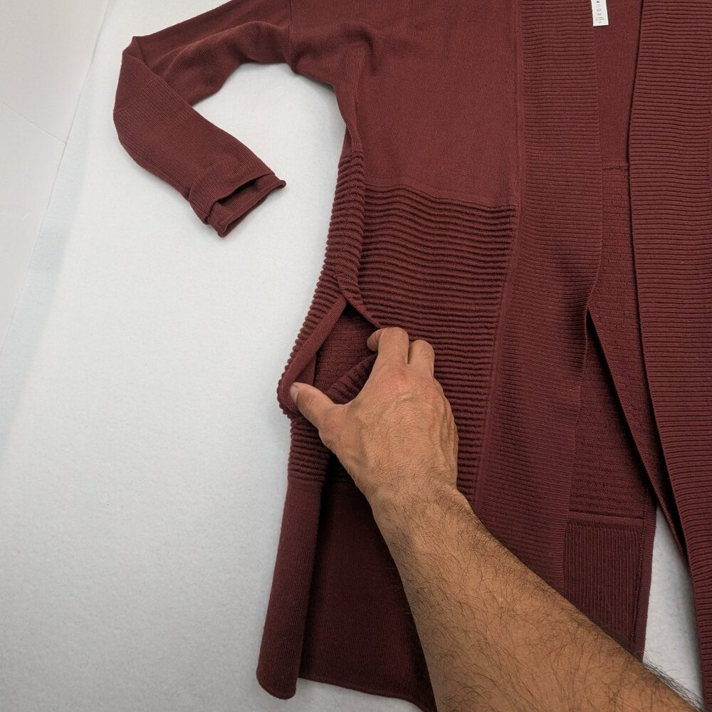 Lululemon Sit In Lotus Wrap II Style Number: W4ANWS Burgundy,Cassis Size 6 - Picture 14 of 15